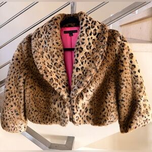 Vintage Sheri Bodell Animal Print short Jacket